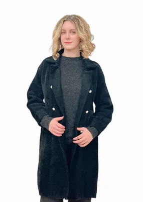 2024 Stylish Designer Black Coat