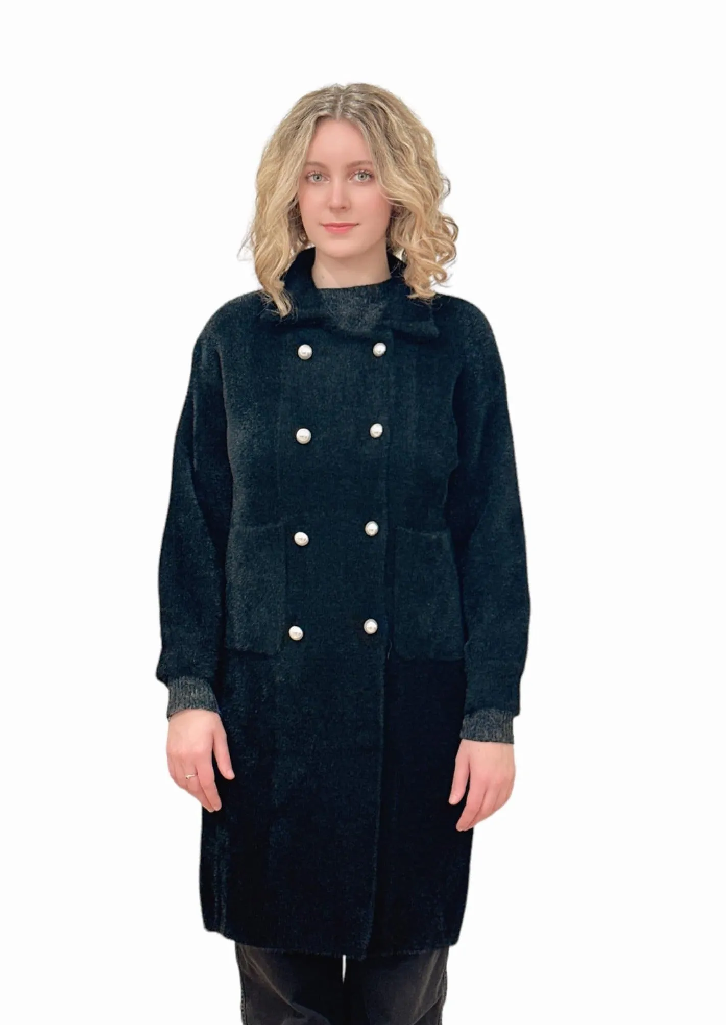 2024 Stylish Designer Black Coat