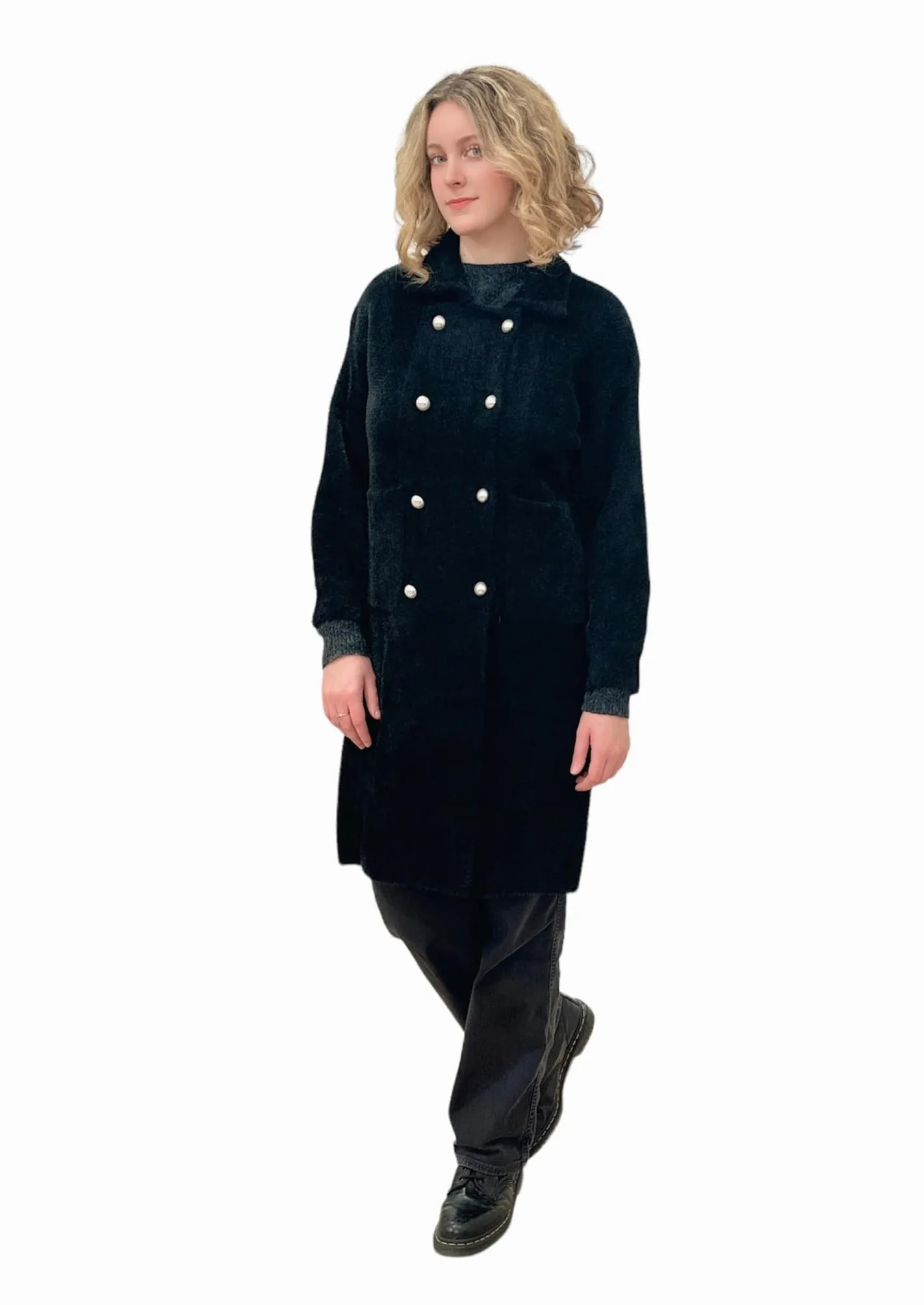 2024 Stylish Designer Black Coat