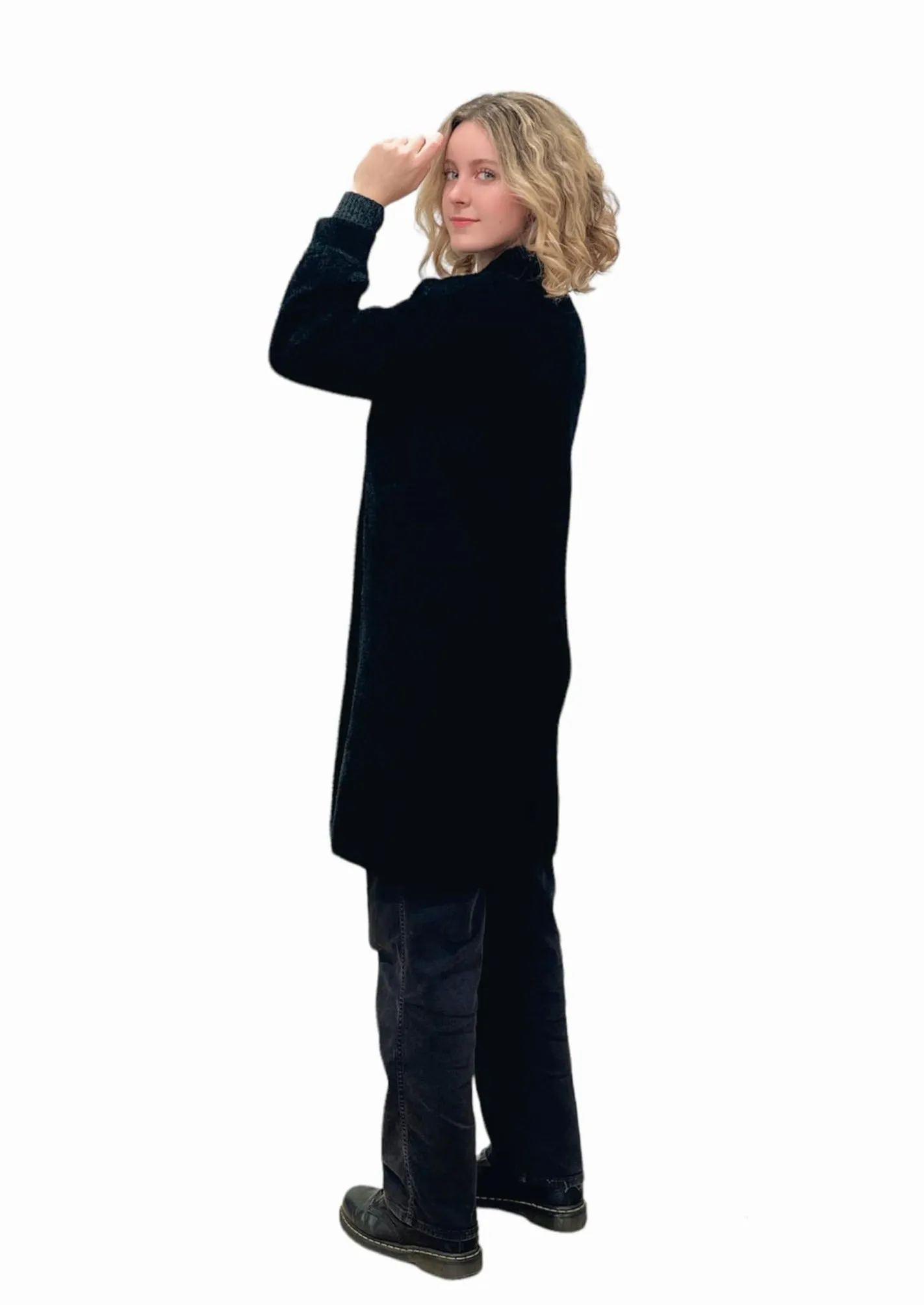 2024 Stylish Designer Black Coat