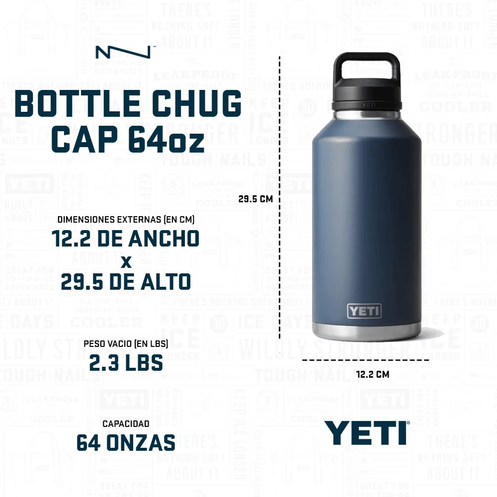 Yeti 64oz Chug Cap White Thermos Rambler