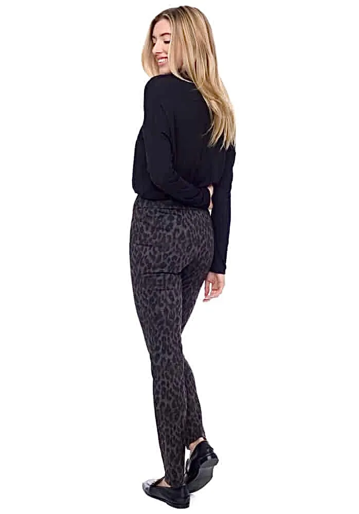 Cheetah Ponte Full Length Pant 67925