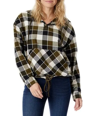 UNIONBAY Kassandra Plaid Women's Hoodies August 23 2021