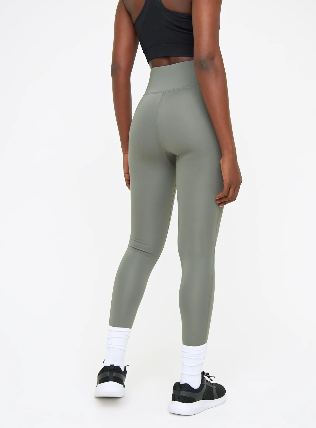 Active Khaki Performance Leggings M | Sports Leggings | Tu - Buy Now