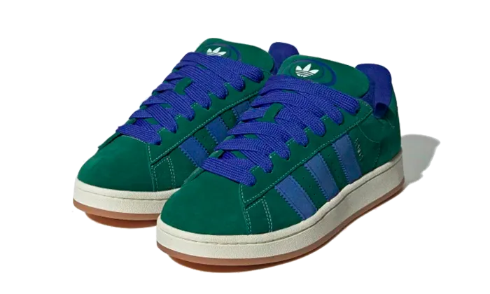 Adidas Campus 00s Dark Green Semi Lucid Blue - Google SEO friendly: Dark Green Adidas Campus 00s Sneakers with Semi Lucid Blue A