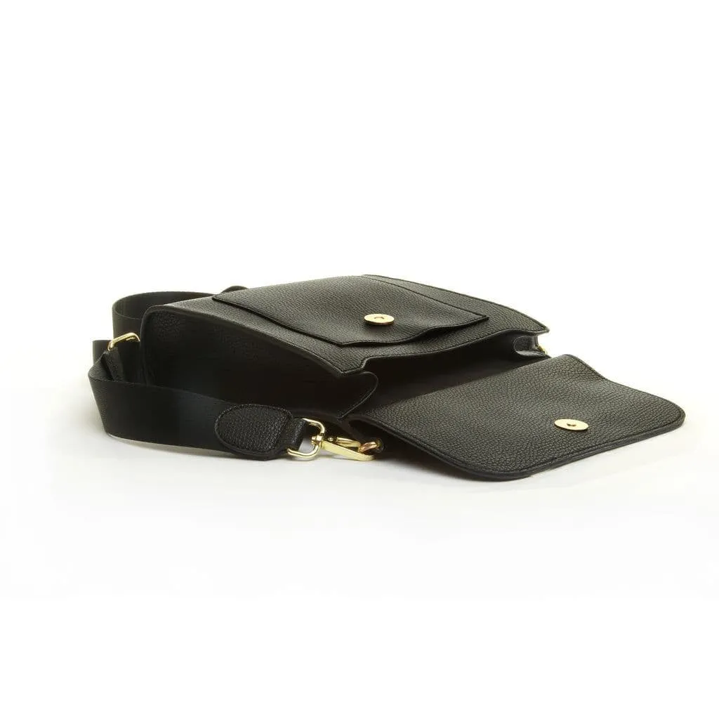 Alice Wheeler Bloomsbury Crossbody Bag Black