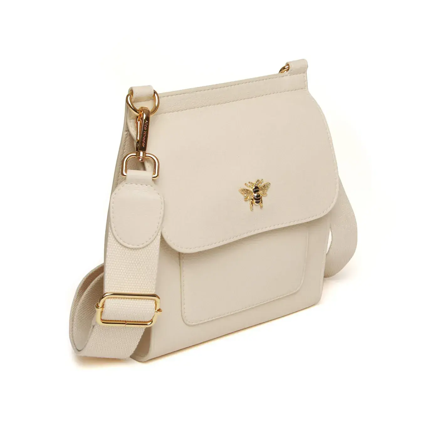 Pastel Cream Alice Wheeler Bloomsbury Crossbody Bag