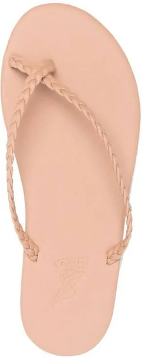 Ancient Greek Sandals Braided-strap Flip Flops Neutrals