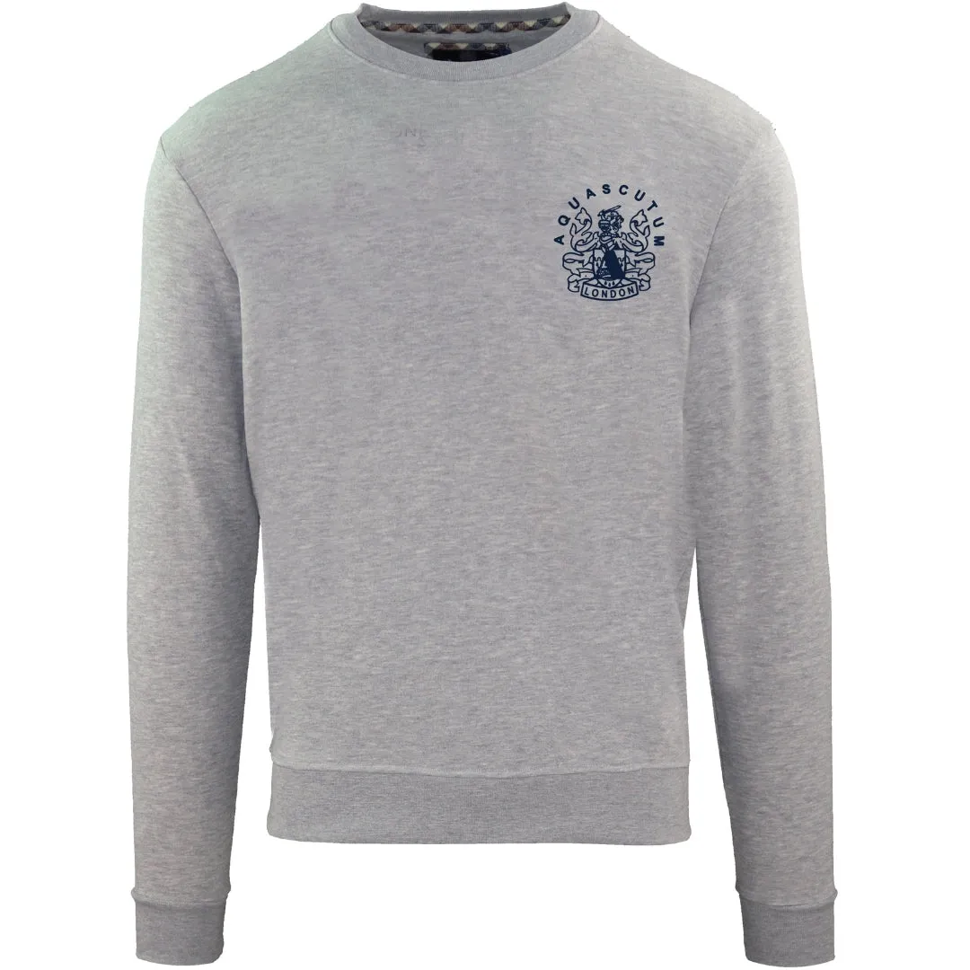 Aquascutum Men's Grey Sweater FG0523-94