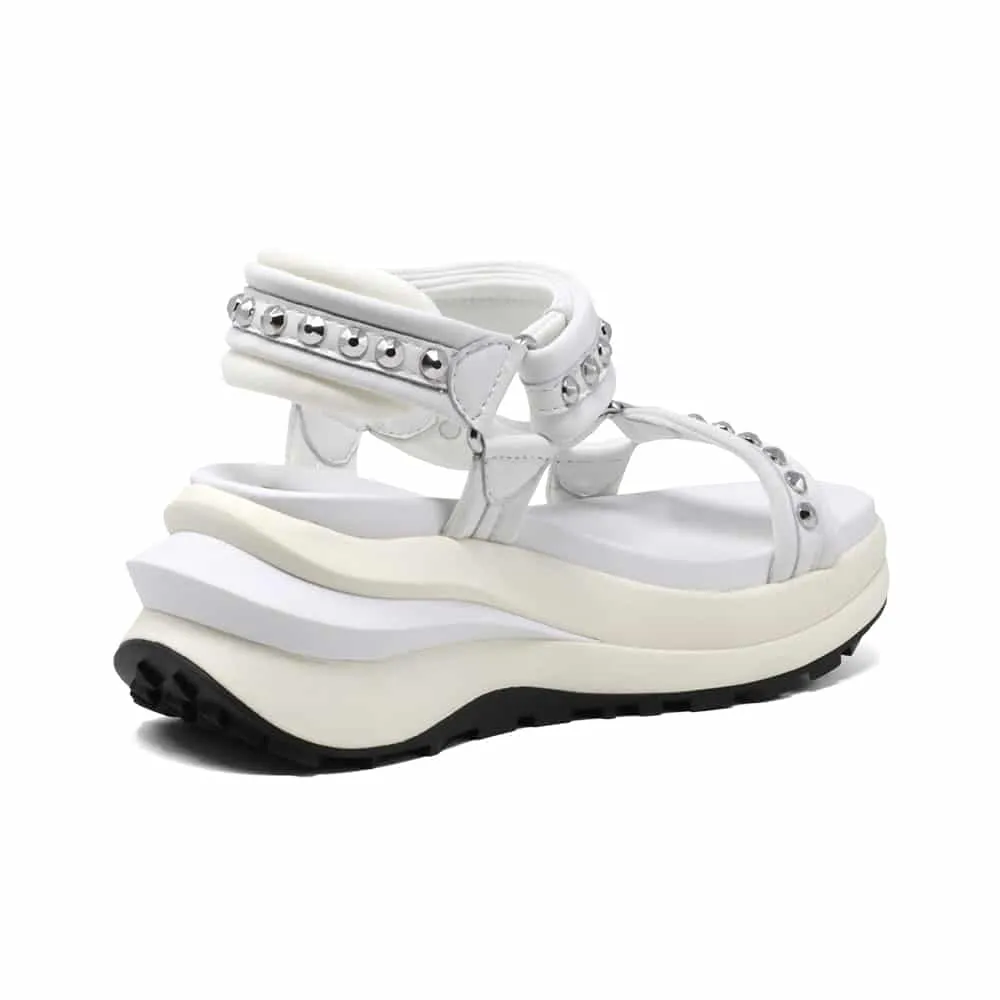 ASH SHOGUN White Wedge Ladies Sandals on Sale