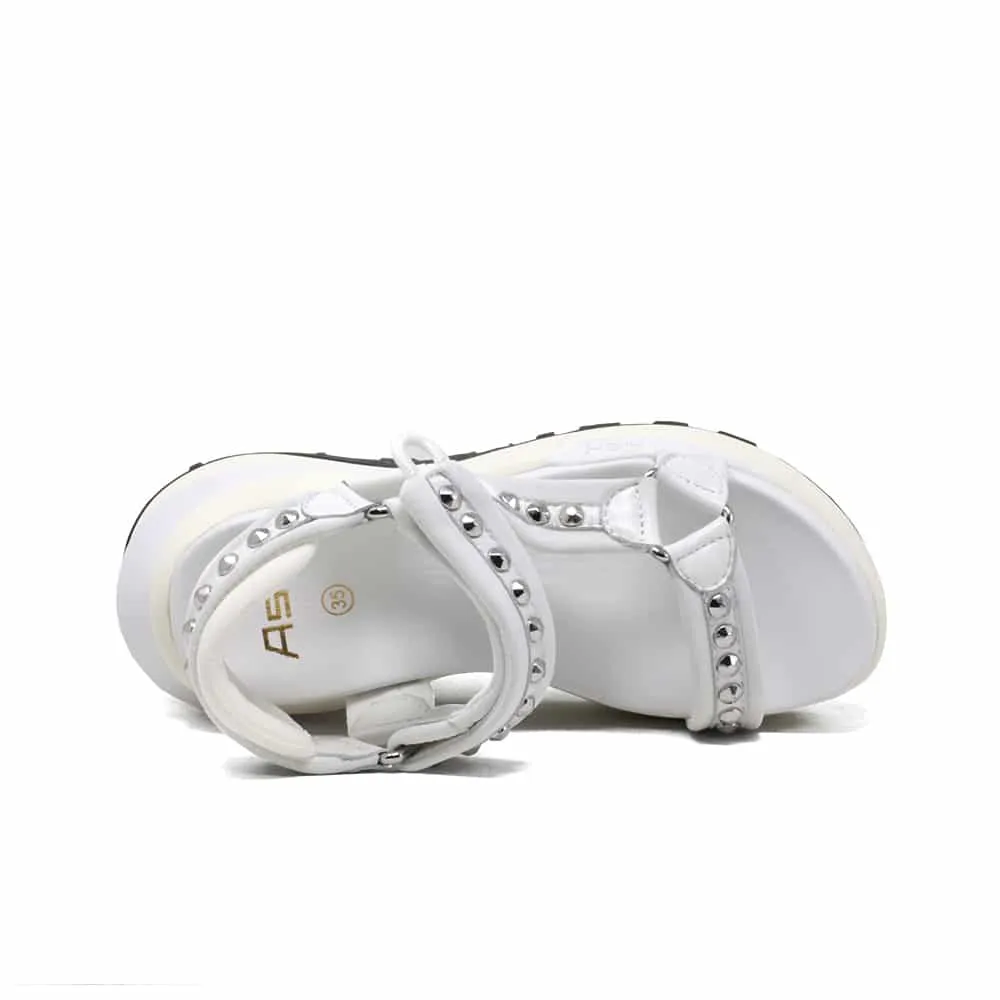 ASH SHOGUN White Wedge Ladies Sandals on Sale