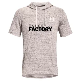 Baseball Men's Short Sleeve Hoodie with Rival Terry Fabric by Under Armour