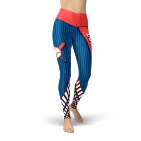 Beverly Los Angeles Baseball Leggings