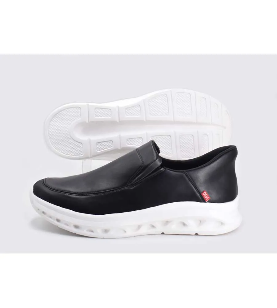 Big Mens Black Hands Free Shoes