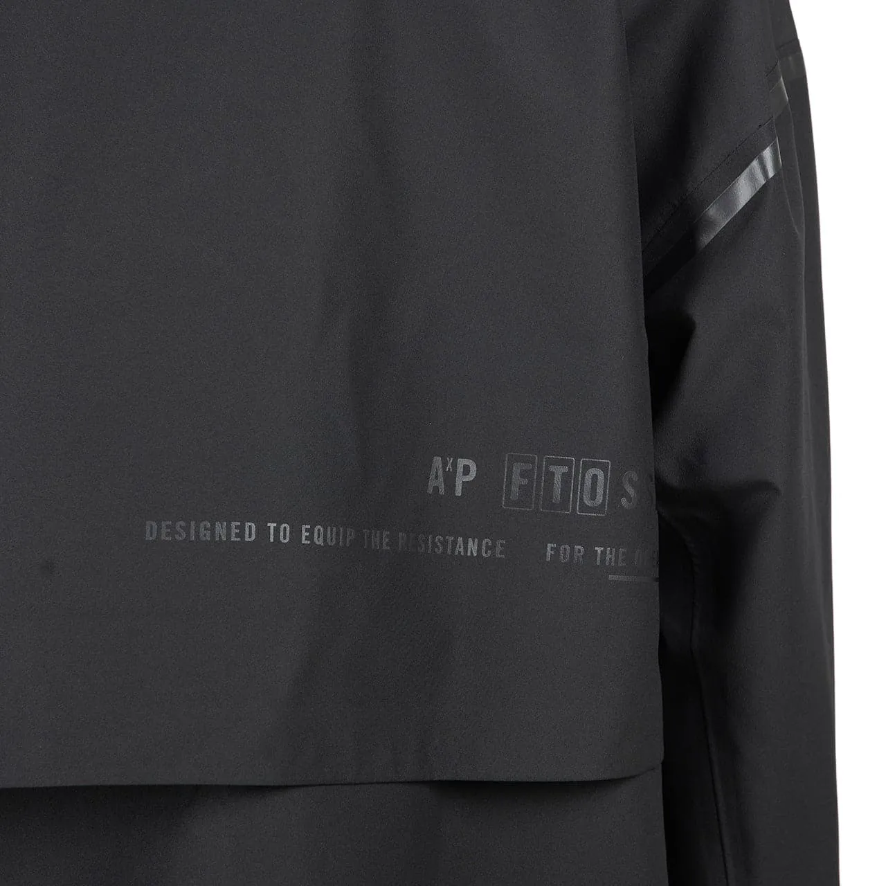 Black adidas Parley Myshelter Rain Jacket