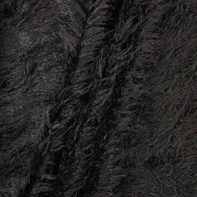 black faux fur rug