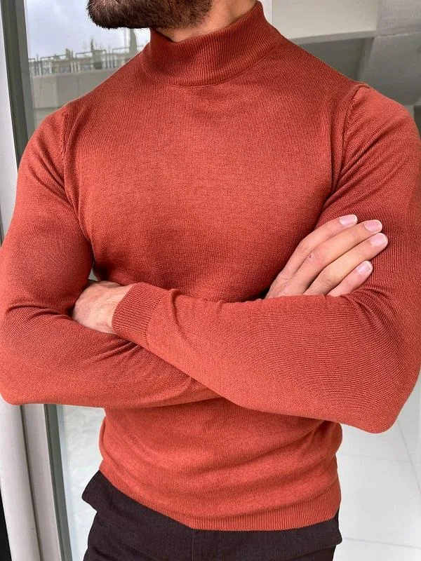 Bojo Slim Fit Mock Turtleneck Sweater