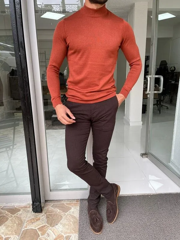 Bojo Slim Fit Mock Turtleneck Sweater