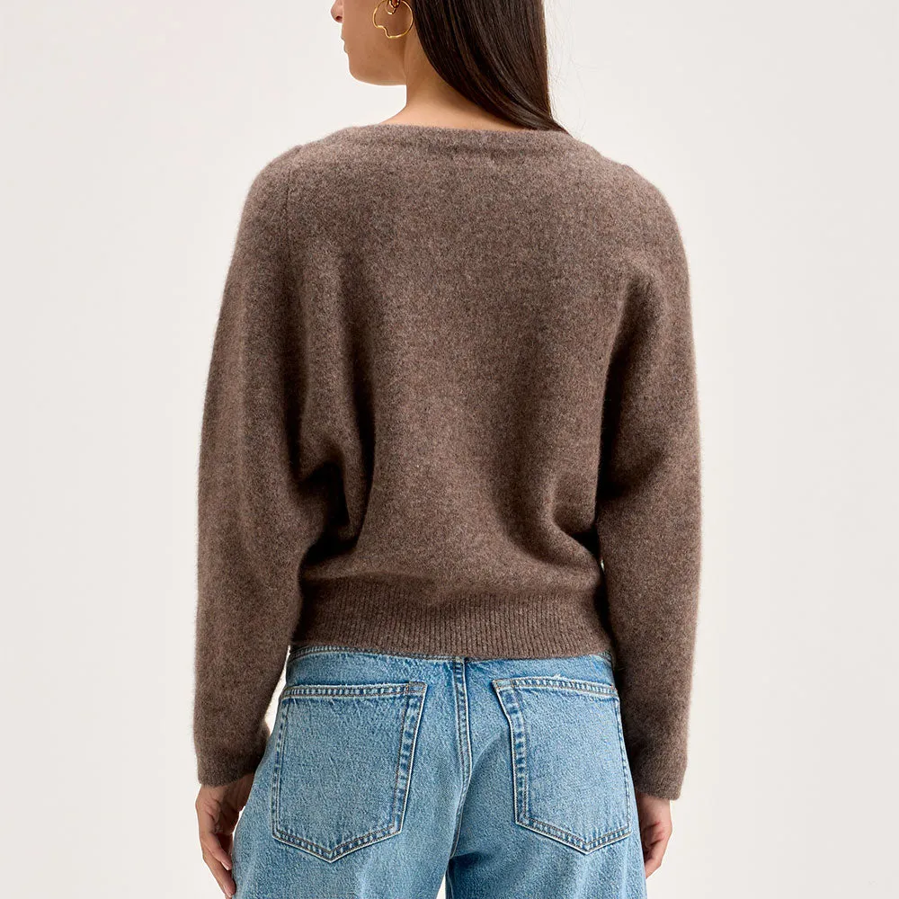 Brown Deros Sweater by Bellerose