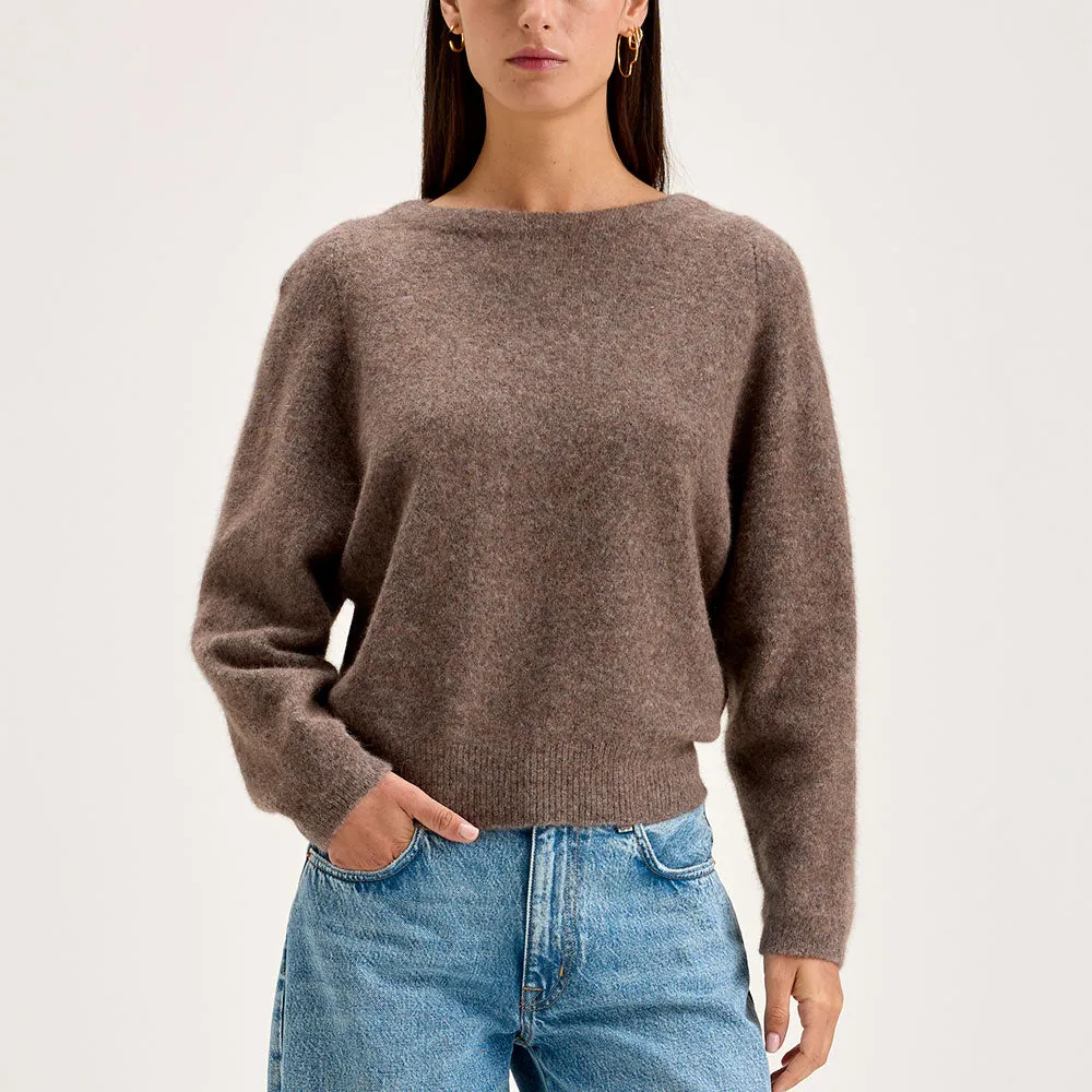 Brown Deros Sweater by Bellerose