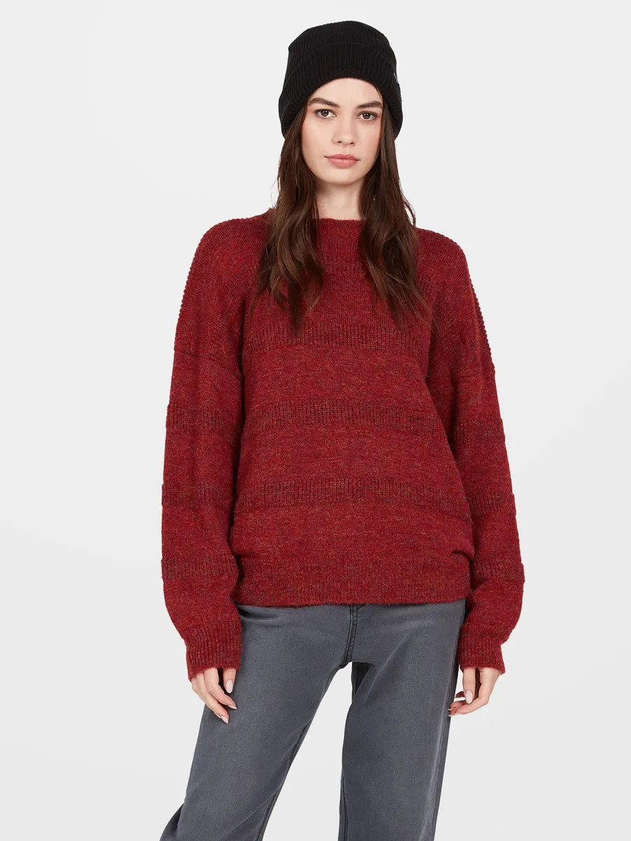 BURGUNDY Capability Sweater