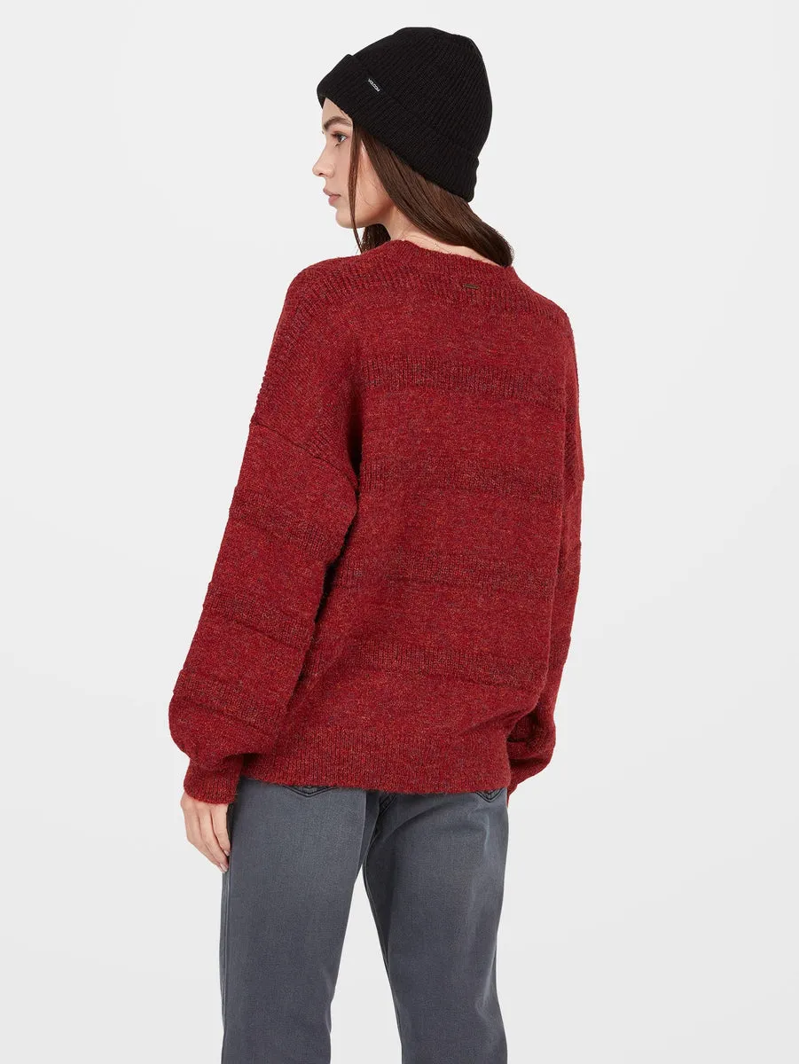 BURGUNDY Capability Sweater