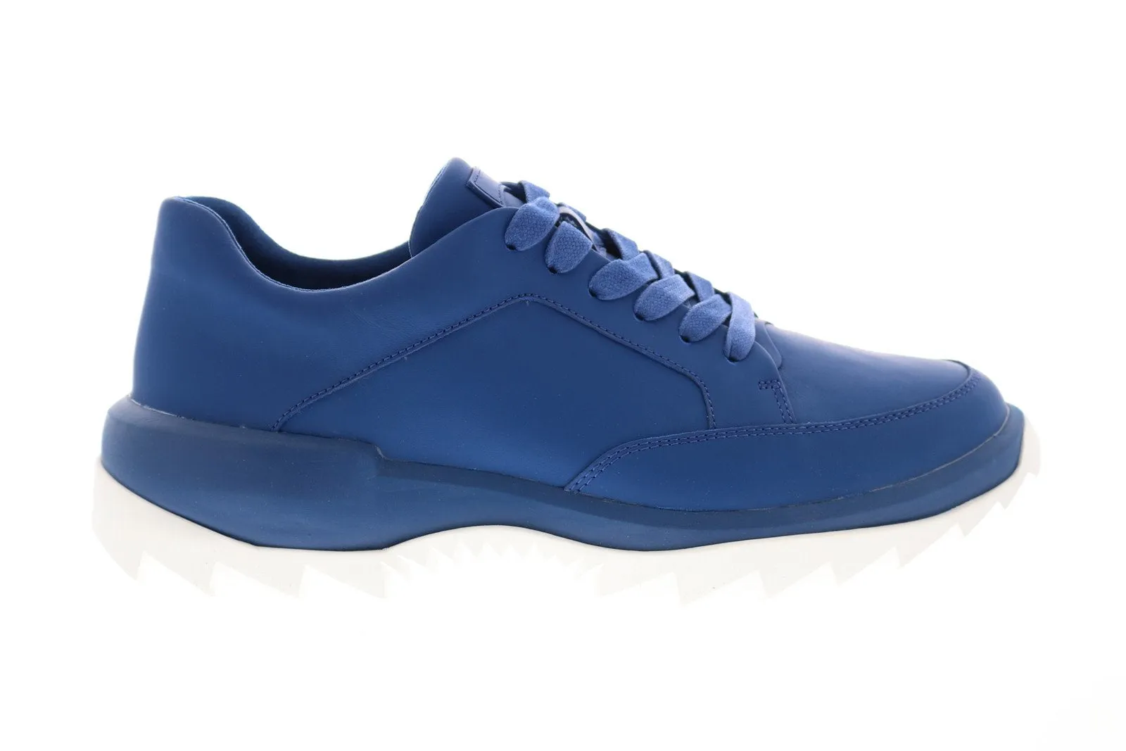 Camper Helix M's K100316-005 Mens Blue Leather Euro Sneakers Shoes