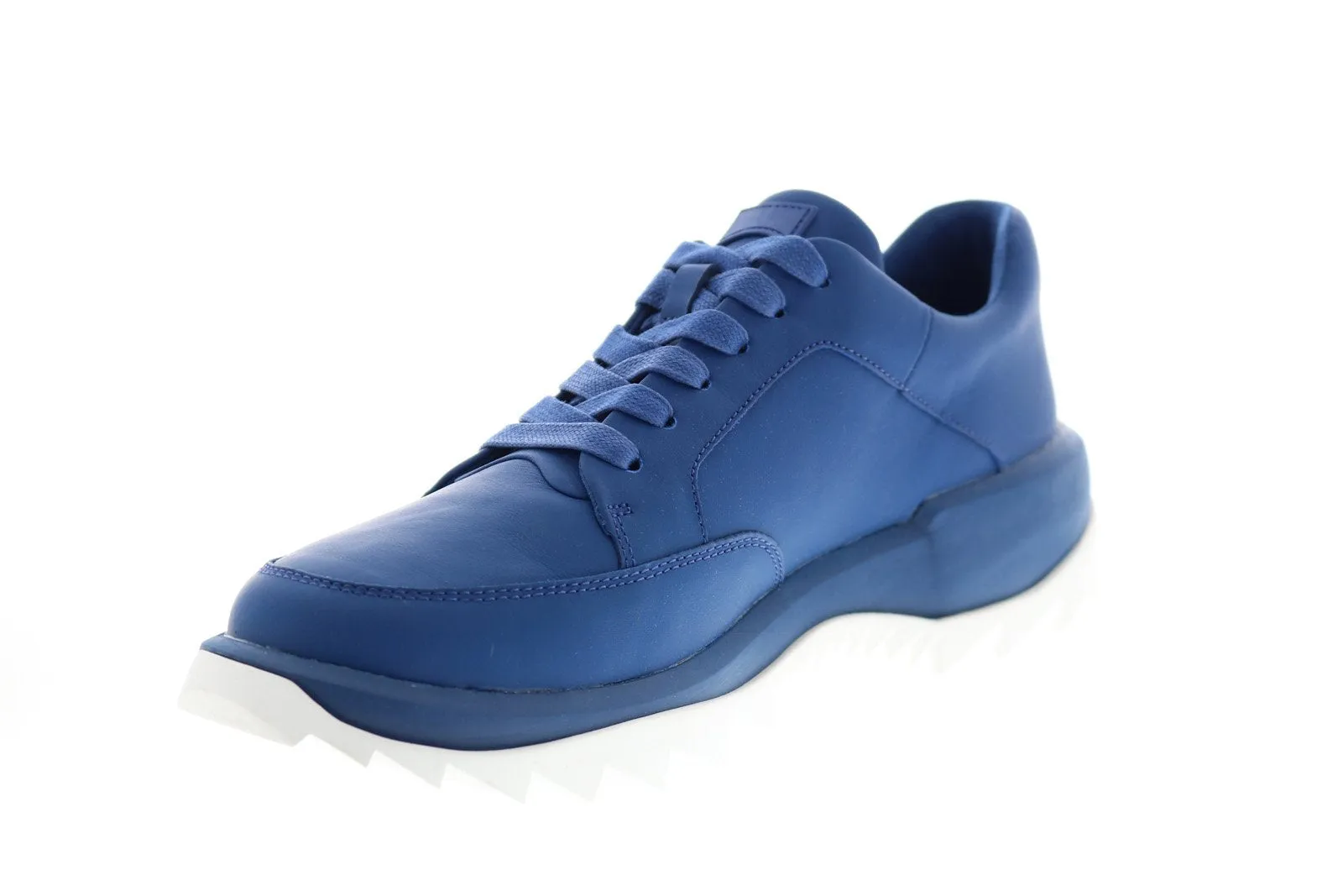 Camper Helix M's K100316-005 Mens Blue Leather Euro Sneakers Shoes