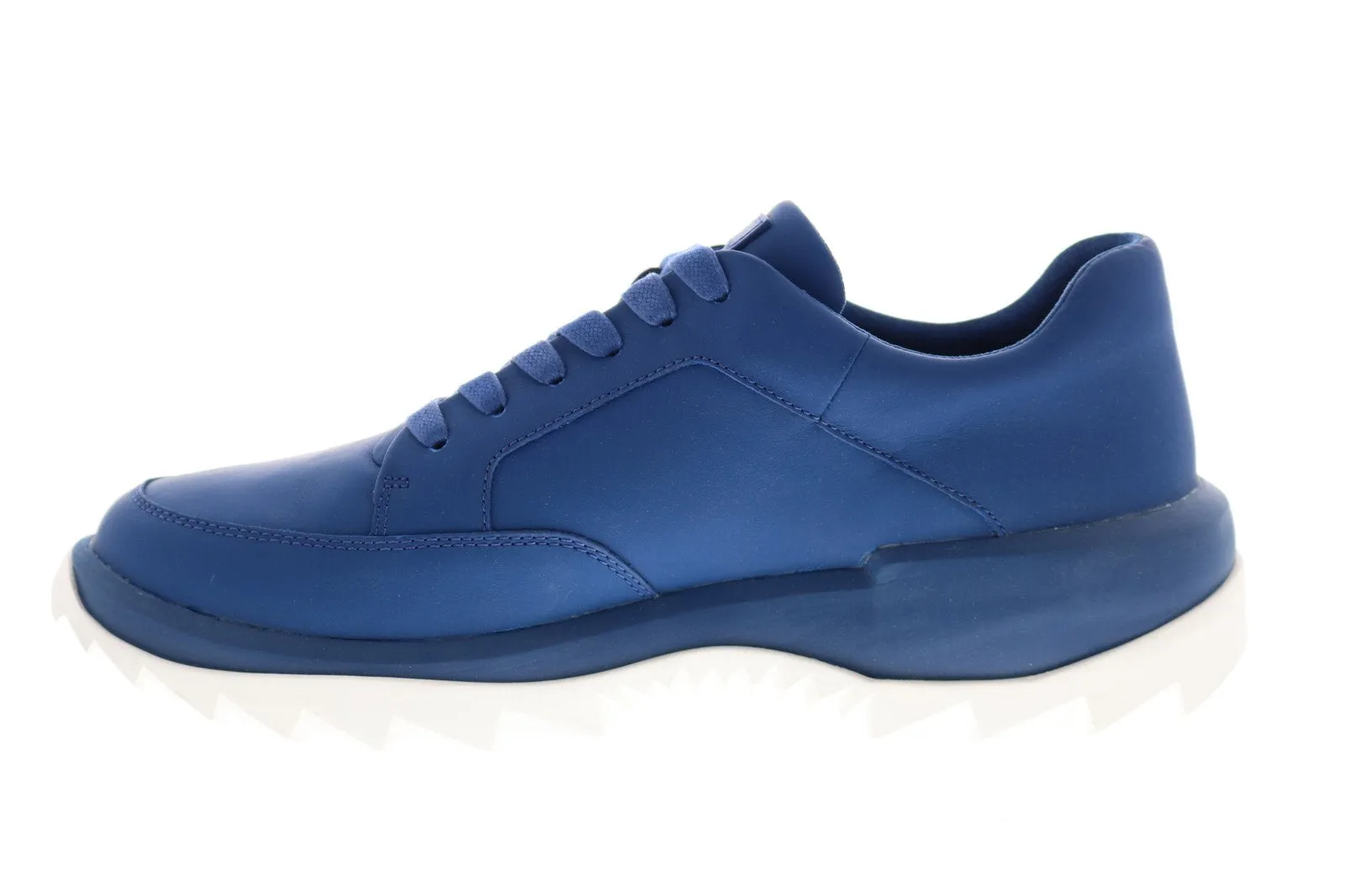 Camper Helix M's K100316-005 Mens Blue Leather Euro Sneakers Shoes