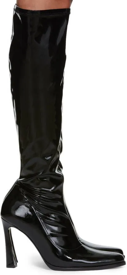 Chic Black Retro Boots