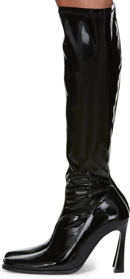 Chic Black Retro Boots