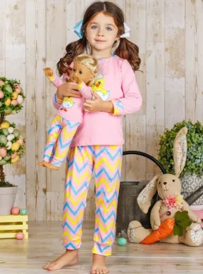 Chickadees Doll Outfit Set with Matching Loungewear - Top Pick