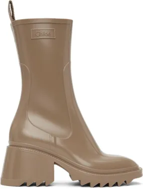 Chloé Taupe Betty Boots