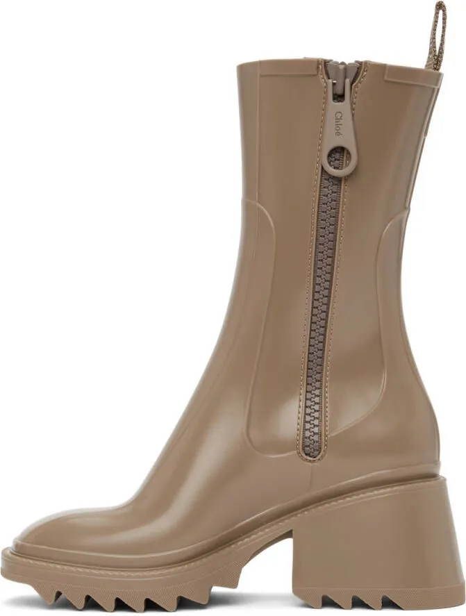 Chloé Taupe Betty Boots