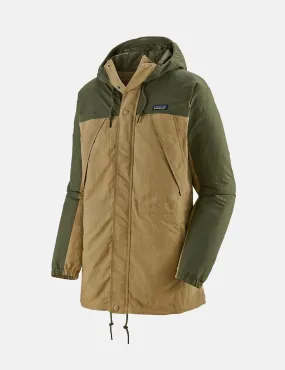 Classic Tan Patagonia Parka Jacket Made from Recycled Nylon