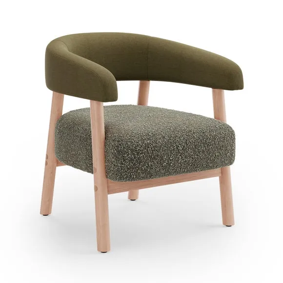 Cleo Chunky Boucle Accent Chair