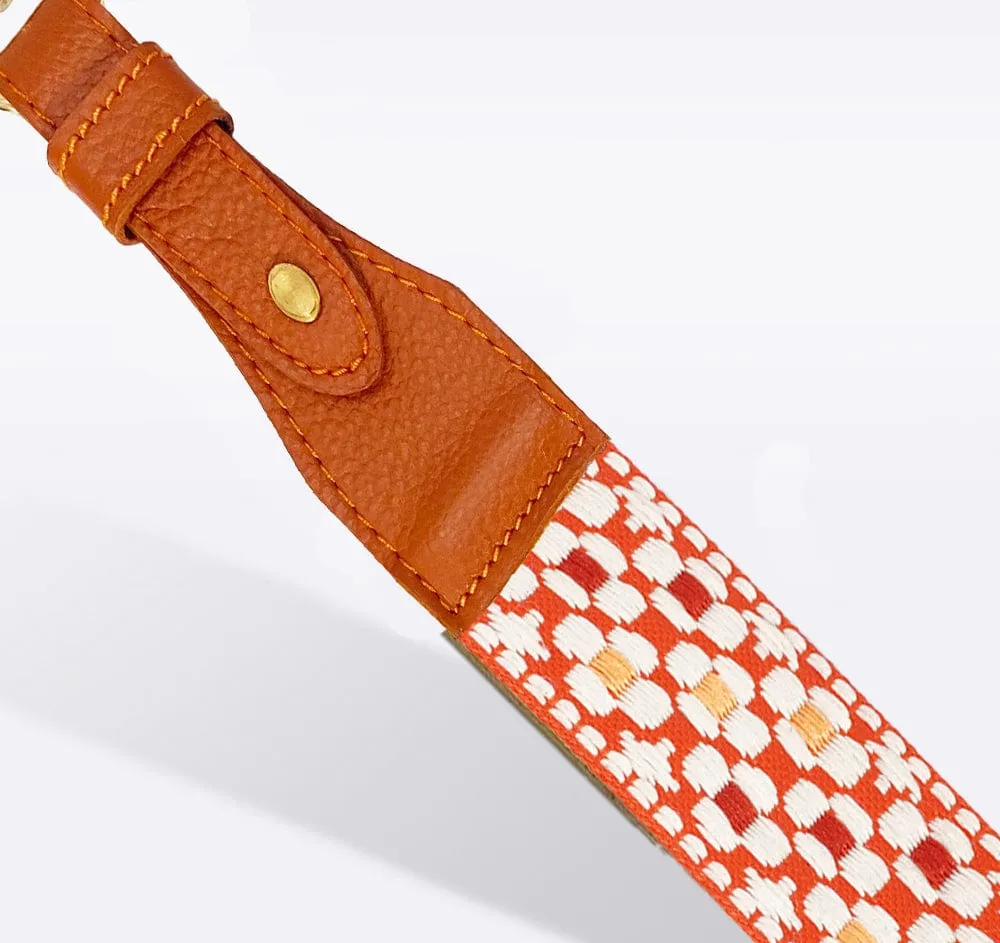 Coral Coat of Arms Bag Strap: Dive Into Style