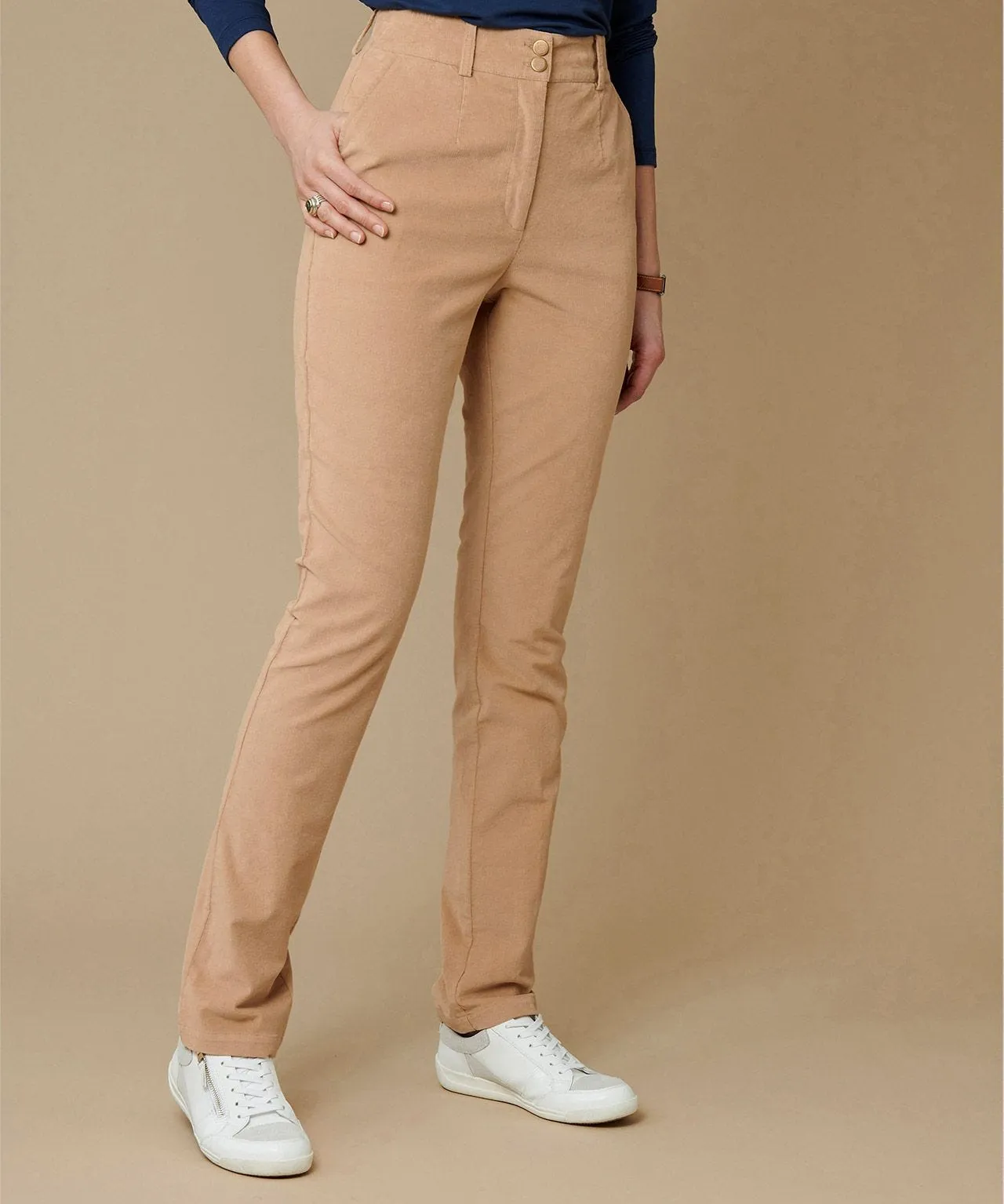 Cord Cotton Rich Trousers