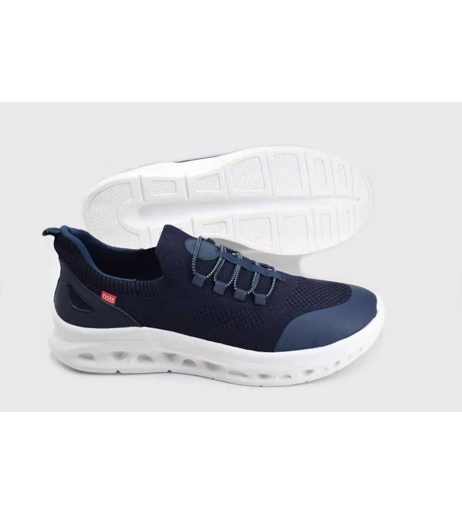 D555 ALFRETON 2 Big Mens Navy Hands Free Shoes