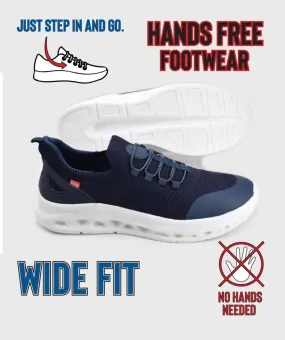 D555 ALFRETON 2 Big Mens Navy Hands Free Shoes