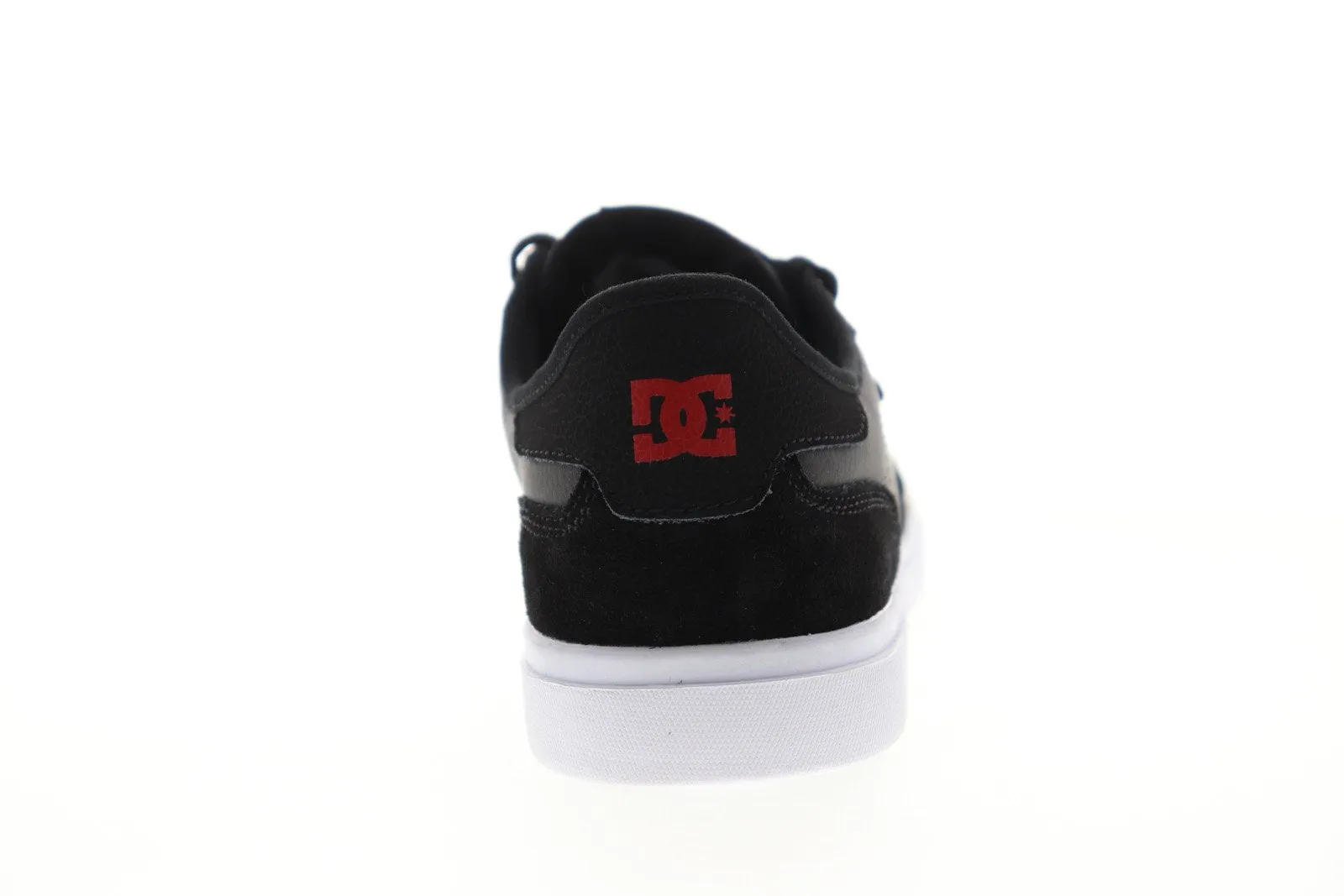 DC Men's Black Suede Lace Up Skate Sneakers - ADYS100444