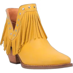 Yellow Leather Dingo Women's Fine N Dandy Bootie Fashion Boots