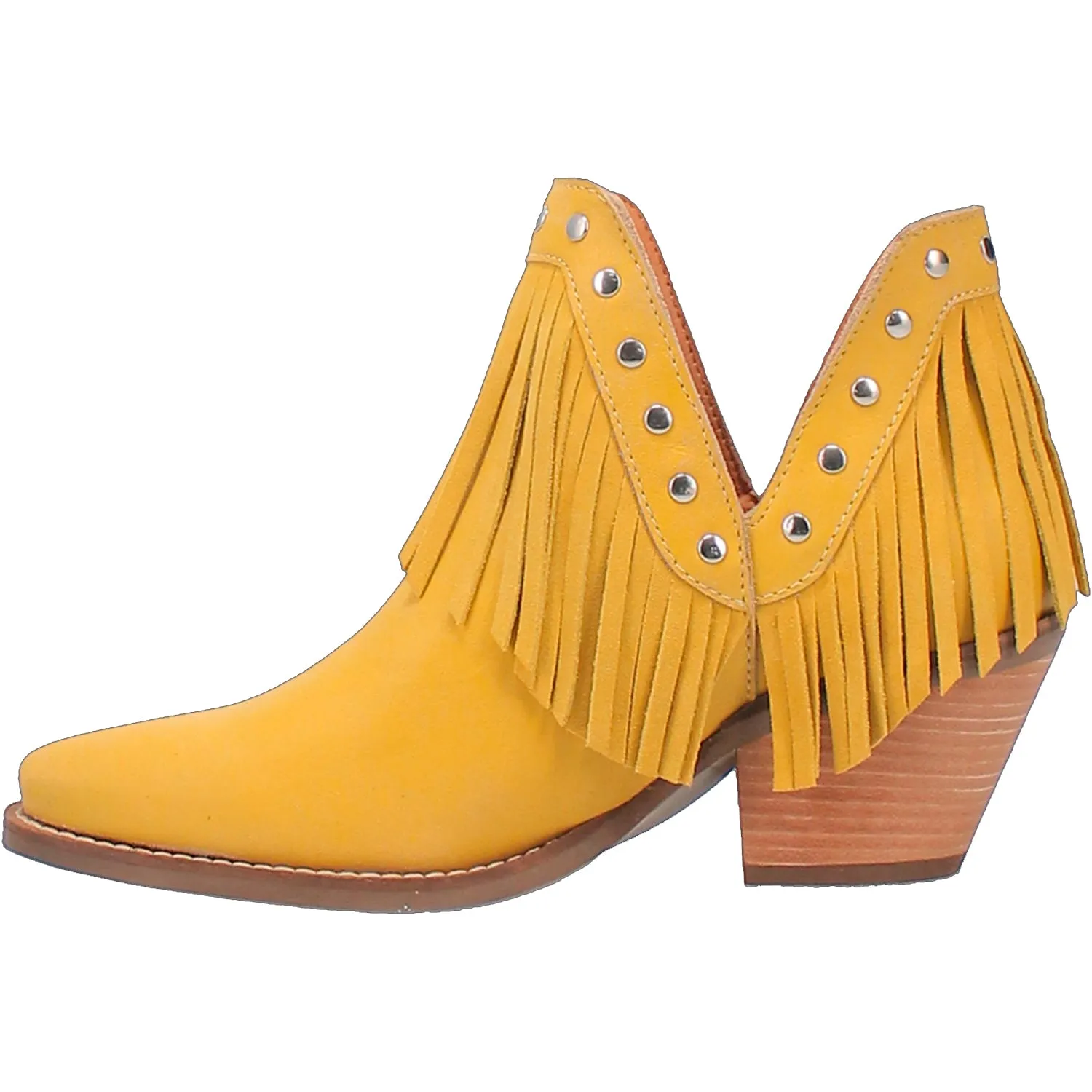 Yellow Leather Dingo Women's Fine N Dandy Bootie Fashion Boots