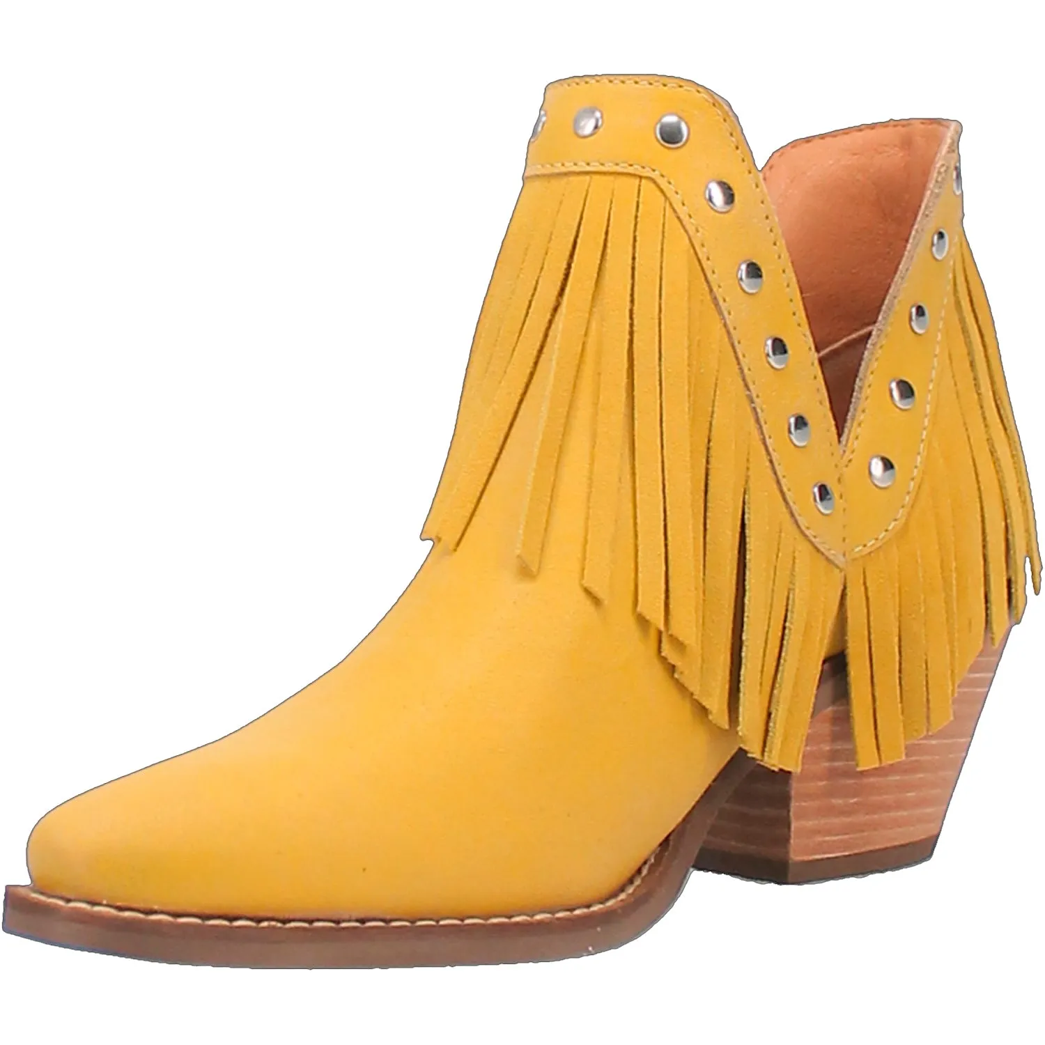 Yellow Leather Dingo Women's Fine N Dandy Bootie Fashion Boots