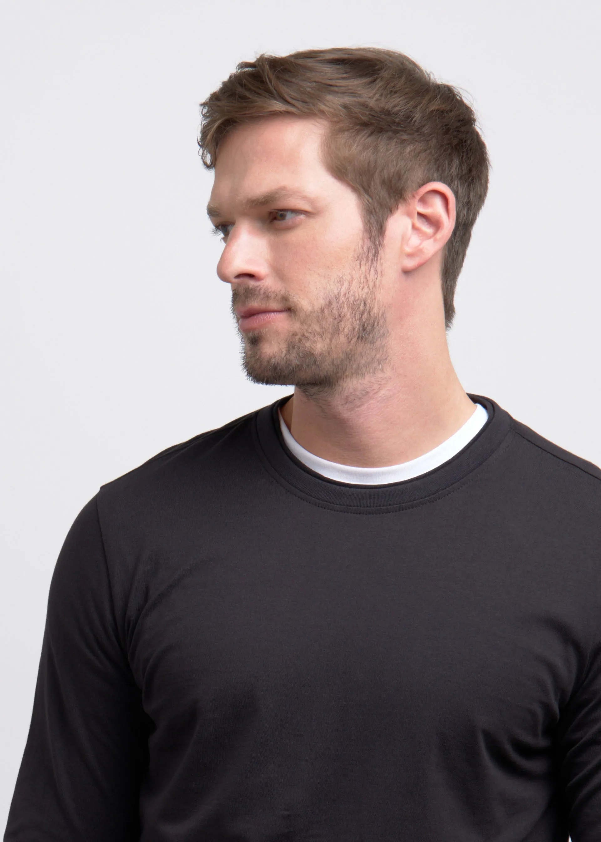 Double-neck T-shirt