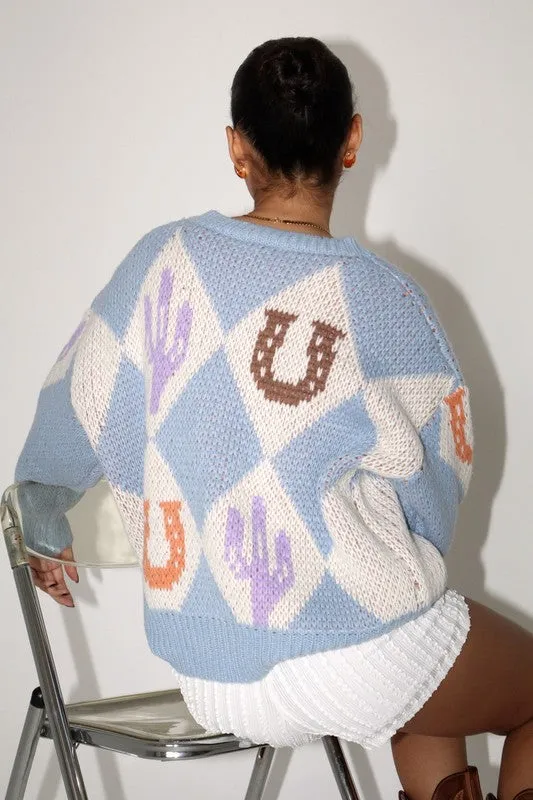 Dreamy Western Girl Sweater