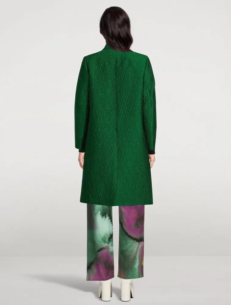 DRIES VAN NOTEN Embossed Coat - Richy Design