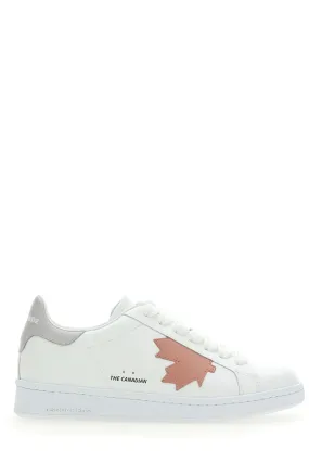 DSQUARED2 Round Toe Lace Up Sneakers