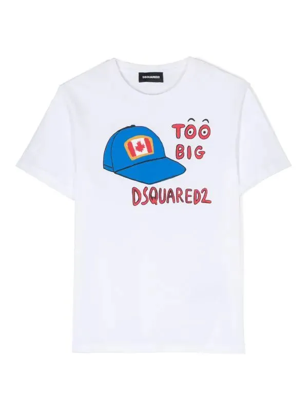 Dsquared2 T Shirt Cap White