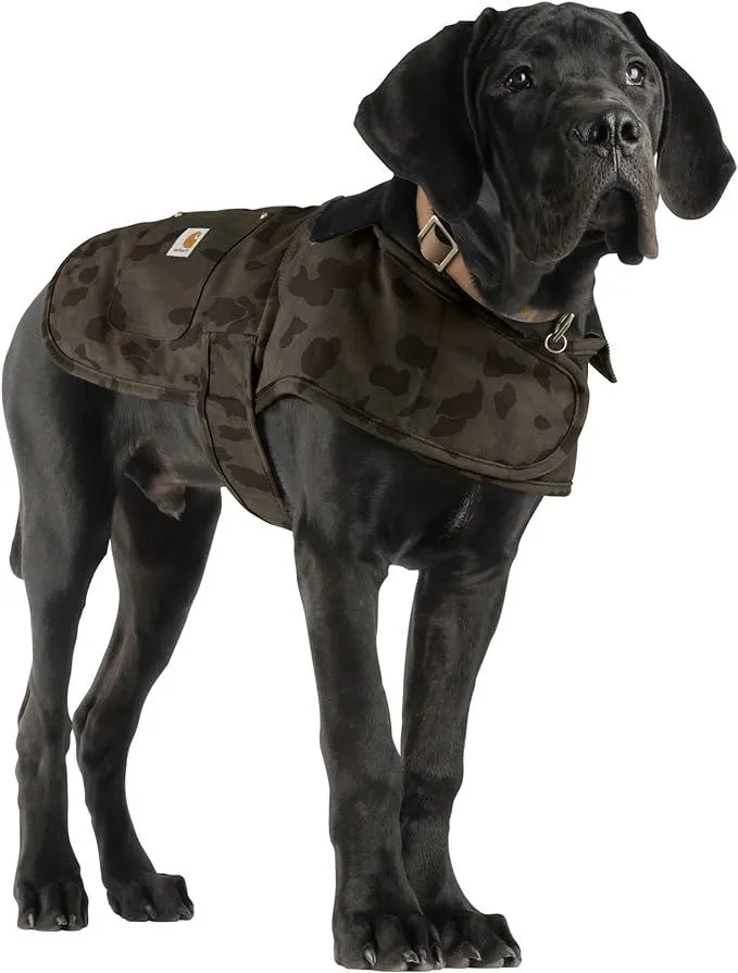 Durable Duck Insulated Camo Dog Chore Coat